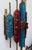 Longobard Hammered Glass Wrought Iron Sconces by Longobard, Italy, 1970s, Set of 3 For Sale - Image 4 of 12
