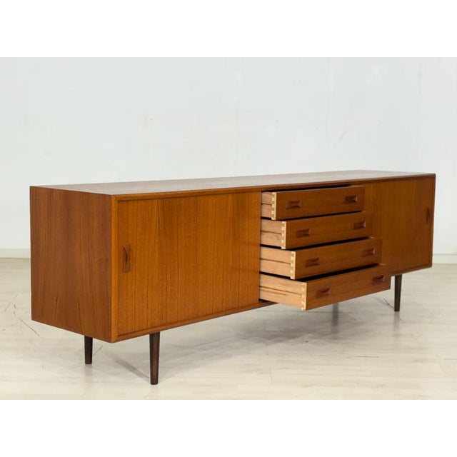 Brown Teak Sideboard from Clausen & Son For Sale - Image 8 of 12