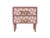 Contemporary Italian Nightstands in Pink and White Murano Glass with Brass from Justfurnituress SRL, Set of 2 For Sale - Image 3 of 6