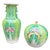 Hand-Painted Jingdezhen Porcelain Melon Jar With Finial Lid – Bok Choy Pattern For Sale