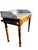 Louis Philippe French Washstand in Figured Walnut with Carrara Marble Top, 1880s For Sale - Image 3 of 4