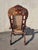 Indian Folding Armchair in Carved Wood For Sale - Image 6 of 18