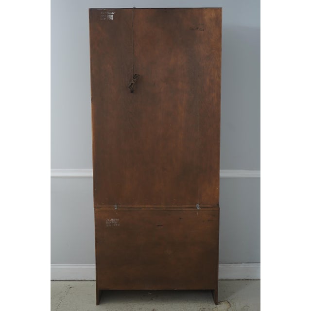 Ethan Allen Maple 2 Door China Cabinet For Sale - Image 17 of 18