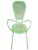 Rustic Green Metal Butterfly Chair For Sale