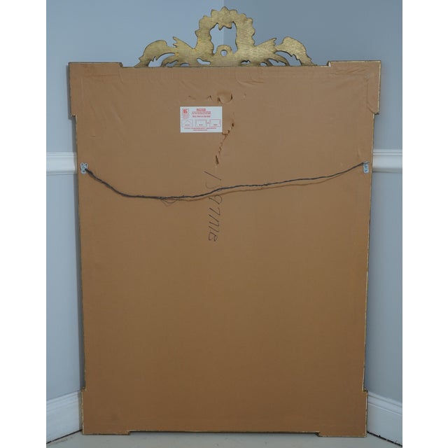 Friedman Brothers Neoclassical Black & Gold Wall Mirror For Sale - Image 10 of 11