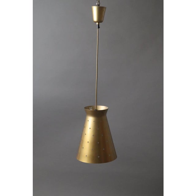 Golden Diabalo Hanging Lamp by Egon Hillebrand for Hillebrand Lighting, 1950s For Sale - Image 11 of 18