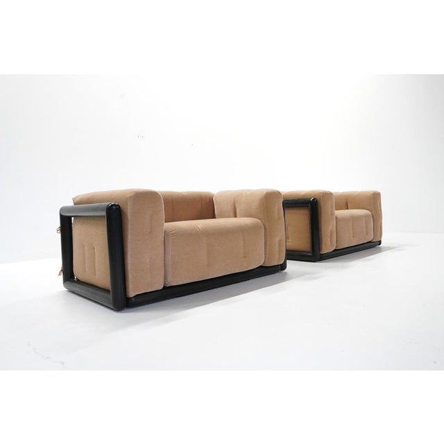 Cornaro Lounge Chairs by Carlo Scarpa for Simon Gavina, Italy, 1970s, Set of 2 For Sale - Image 9 of 13