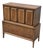 Mid Century Modern Broyhill Attributed Walnut Veneer Chest of Drawers Highboy Dresser For Sale