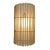 Modern natural wicker stick wall sconce cover. Beautiful warm glow with clean lines. Can be used to hang over an existing...