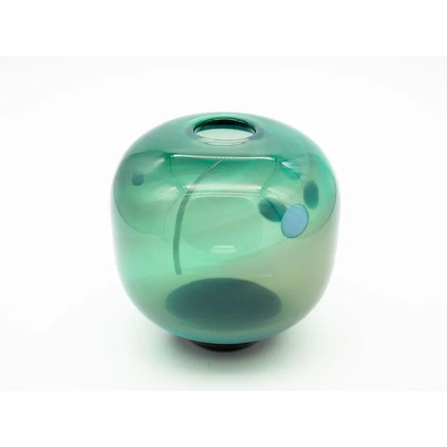Vase by Jan-Erik Ritzman & Jan-Erik Carlsson for Transjö Hytta, Sweden, 1980s For Sale - Image 6 of 6