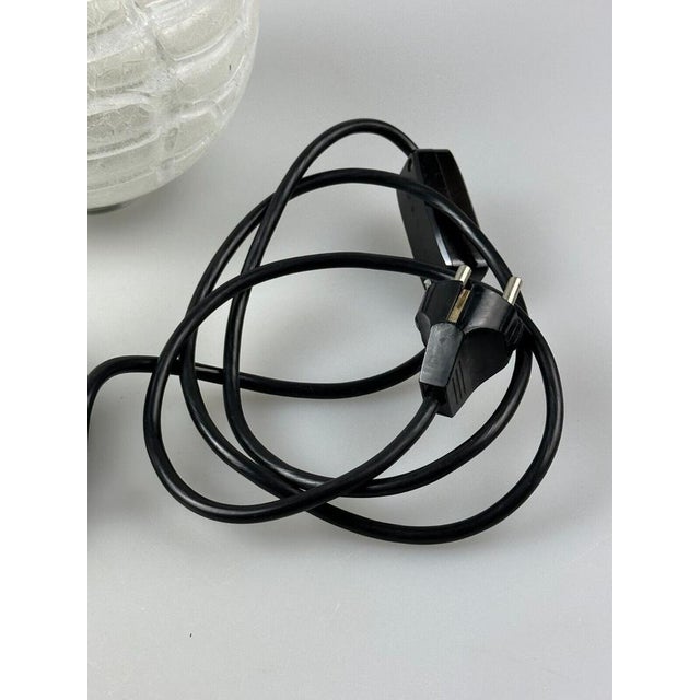 Space Age Table Lamp Bedside Lamp in Chrome Glass from Doria Leuchten, 1970s For Sale - Image 17 of 18