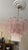 Pink Murano Chandeliers with Tronchi Glass Tubes, Set of 2 For Sale - Image 13 of 14