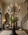 A striking and highly sculptural "Plume" chandelier designed and manufactured in New York City by Remains Lighting in...
