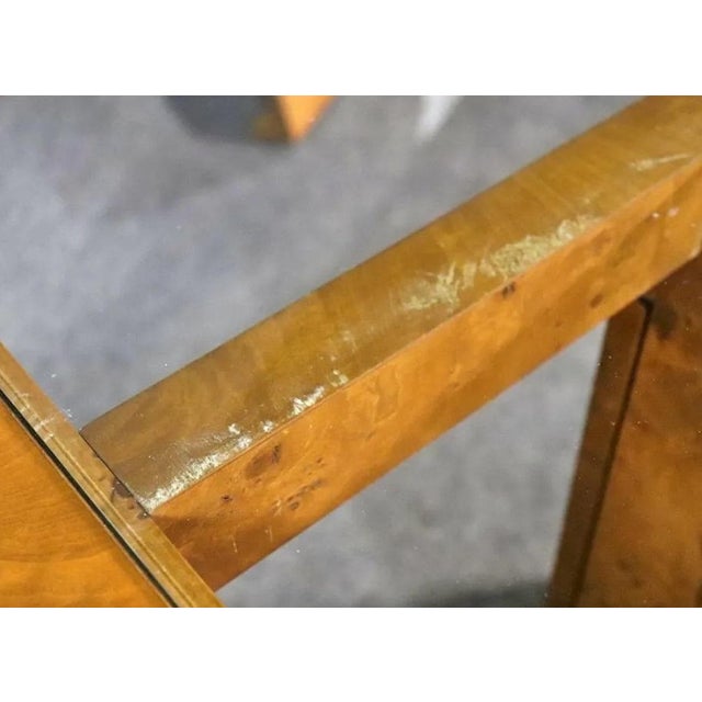 Mid 20th Century Extending Burl Dining Table For Sale - Image 12 of 12