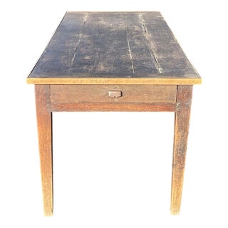 Oak Farmhouse Dining Table For Sale
