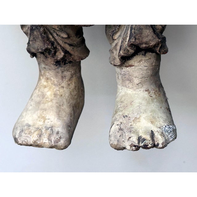 Rare Early Korean Buddhist Boy Attendant Figure Dongja Joseon Dyasty For Sale - Image 13 of 18