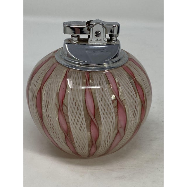 Vintage Murano Glass Zanfirico Lighter For Sale - Image 4 of 5
