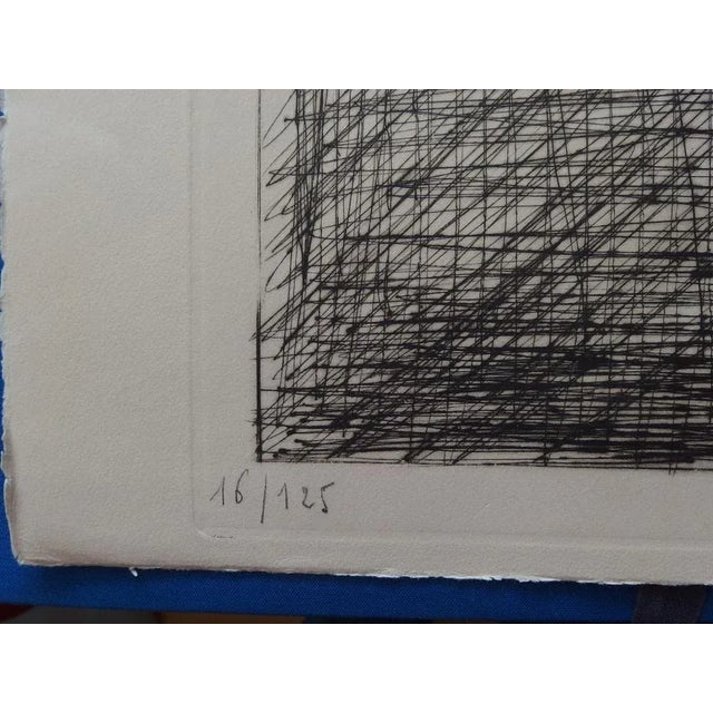 Bernard Buffet, The Canal, 1955, Original Signed Engraving For Sale - Image 5 of 7