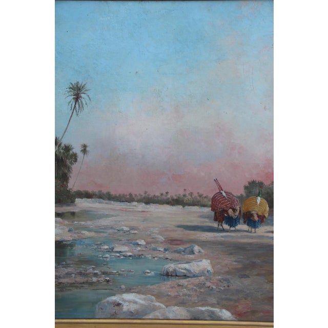 Fortunio, Hail by the River, 1800s, Oil on Canvas For Sale - Image 4 of 11