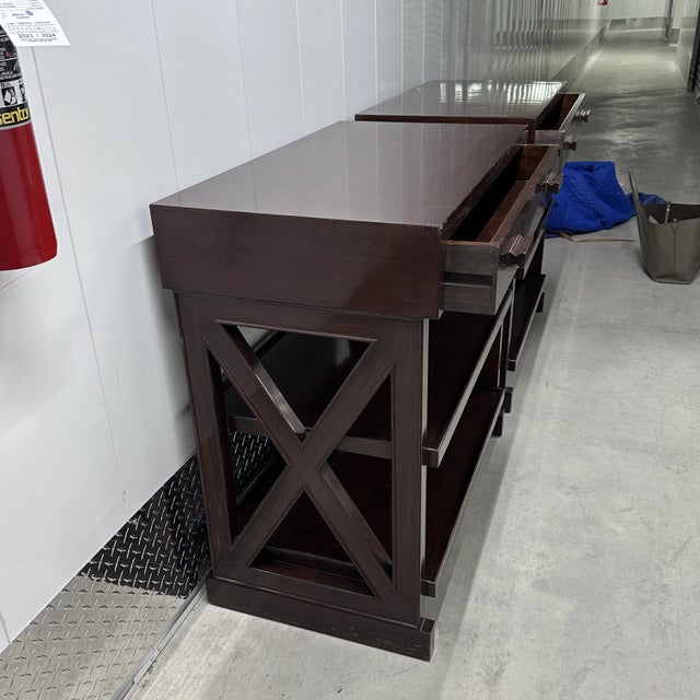 2010s Pair of C. Mariani Side Console Tables For Sale - Image 5 of 11