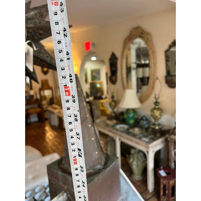 Colossal Handmade Folk Art Church Birdhouse For Sale - Image 16 of 18