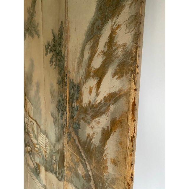 Antique Painted Screen Chairish