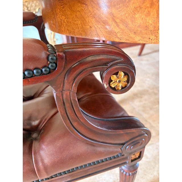 Wood Theodore Alexander Northcote Accent Chairs For Sale - Image 7 of 15
