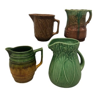 1980s Collectable Green Jugs - Set of 4 For Sale