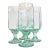 Late 20th Century Icy Green Goblets - Set of Four For Sale
