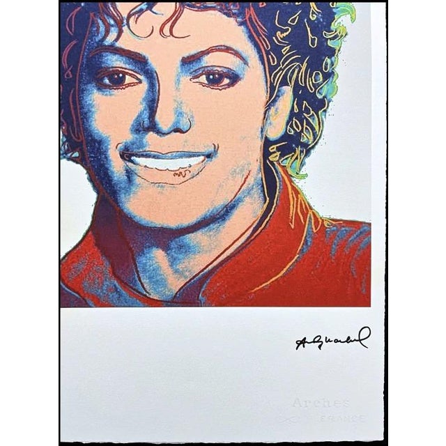 After Andy Warhol, Michael Jackson Light Grey, 1980s, Lithograph For Sale - Image 4 of 7