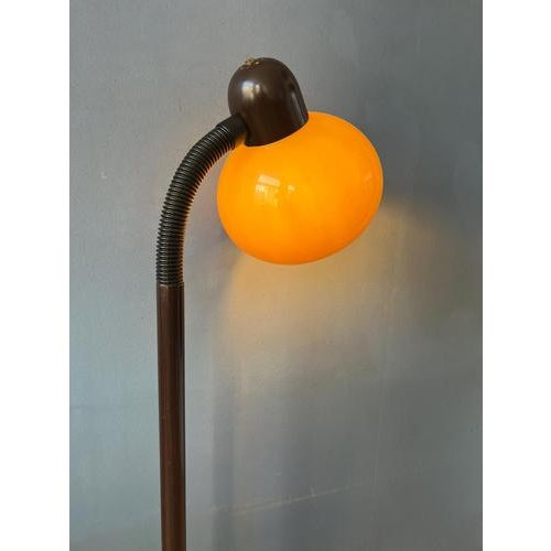 Glass Mid-Century Modern Space Age Mushroom Floor Lamp by Hala Zeist For Sale - Image 7 of 13