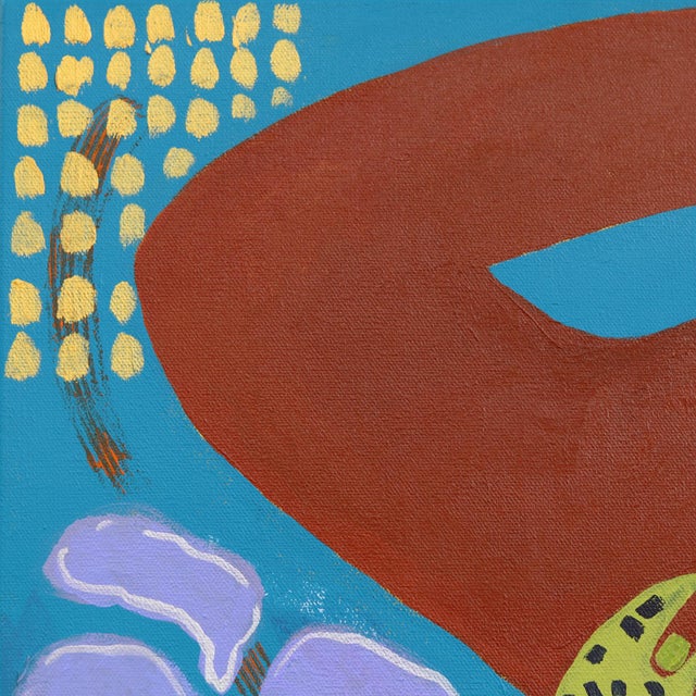 Island Life - Abstract Color Drenched Feminine Figurative Still Life Artwork by Courtney Simone For Sale In Los Angeles - Image 6 of 9