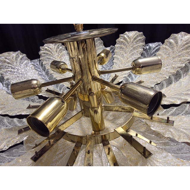 Murano Glass Ceiling Light, 1980s For Sale - Image 9 of 11