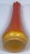Pair of Bright Orange l.e. Smith Bittersweet Vases For Sale - Image 4 of 14