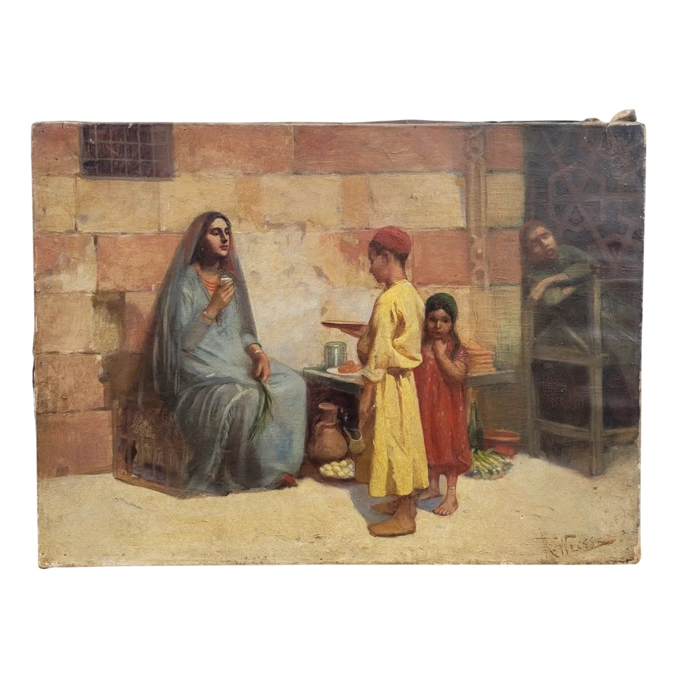Rudolf Weisse, Street Scene, Late 19th-Early 20th Century, Oil on ...