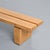 Wood Pine Bench in the La Rive Residence Arc 1600, France, 1970 For Sale - Image 7 of 13