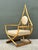 Vintage Loop Rattan Chair After Henry Olko For Sale - Image 12 of 12
