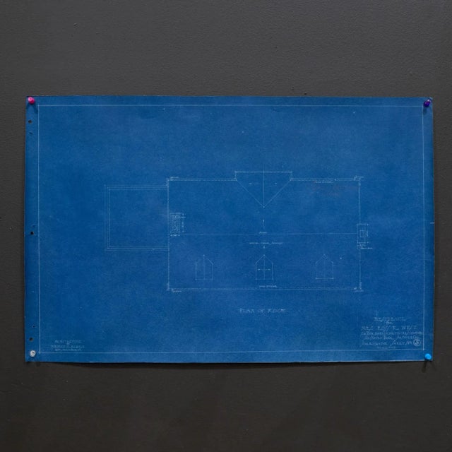 ABOUT A set of four blue prints for a residence in San Mateo Park, San Mateo, California. Sold as a set only. CREATOR...