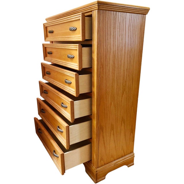 Flexsteel Wynwood Tallboy Dresser Late 20th Century Chairish