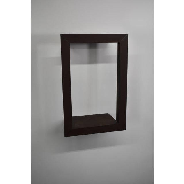 Metal Decorative Wall Shelf With Frame For Sale - Image 7 of 7