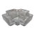 Large Daum Art Deco Clear and Frosted Crystal Centerpiece Bowl Sculpture MCM For Sale