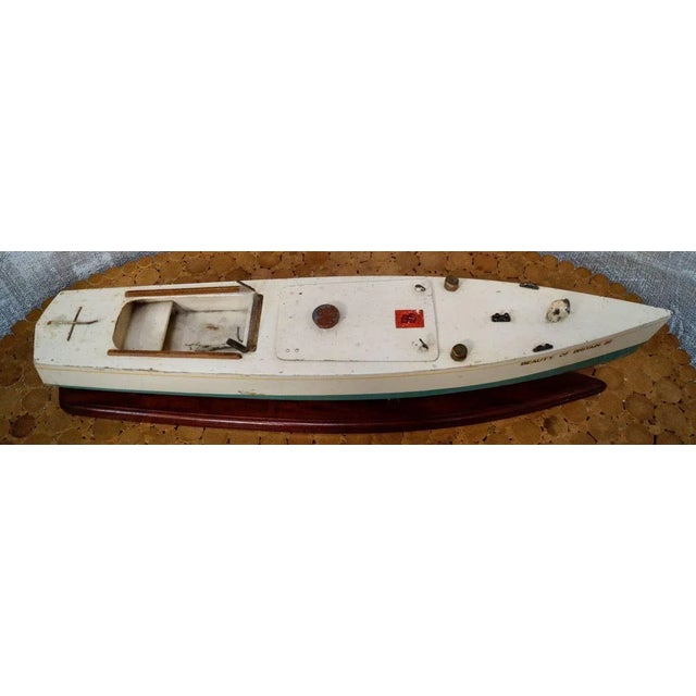 Bassett Lowke Model Motor Boat by Bing British, 1932 For Sale - Image 3 of 14