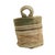 Hanging Burlap Fabric Woven Planter Bag For Sale In New York - Image 6 of 7