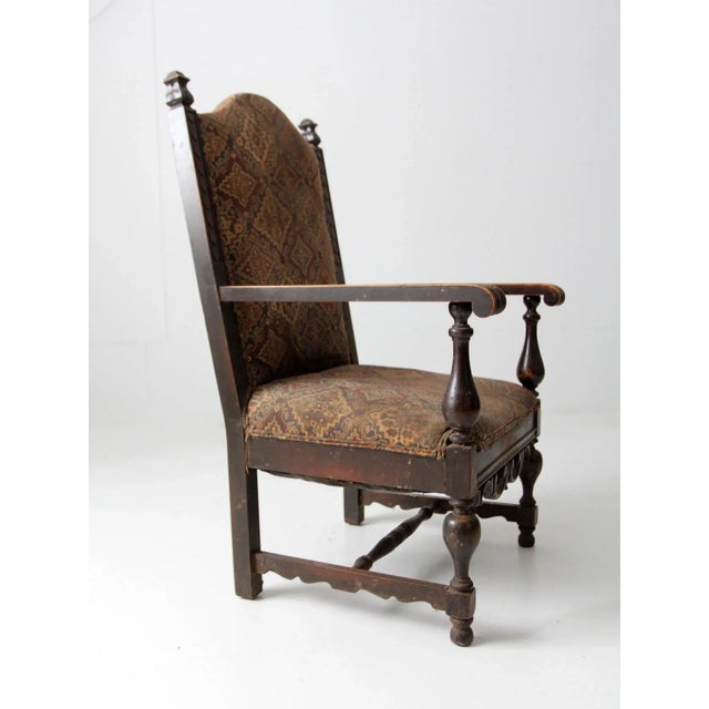 Brown 19th Century Arm Chair For Sale - Image 8 of 13