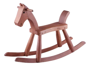 Rocking Horse in Lacquered Beech Wood by Kay Bojesen, 1958
