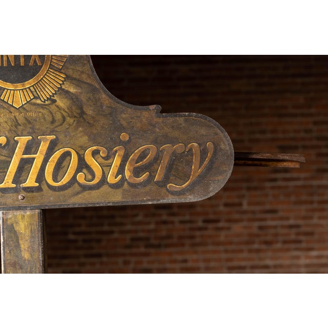C. 1920 Onyx Hosiery Tin Litho Pos Store Display For Sale In Chicago - Image 6 of 10