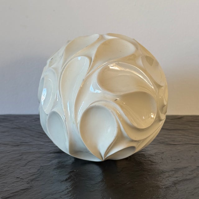 Abstract Vintage Swirled Cloud Vase of Fibreglass For Sale - Image 3 of 8