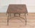 1980s French Coffee Table with Old Wind Rose Parquet Top and Wrought Iron Base For Sale In Atlanta - Image 6 of 7