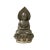 Chinese Oriental Silver Color Metal Lohon Monk Meditation Figure For Sale In San Francisco - Image 6 of 6