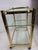 Mid-Century Modern Mid-Century Design Institute of America Brass and Glass Bar Trolley For Sale - Image 3 of 11